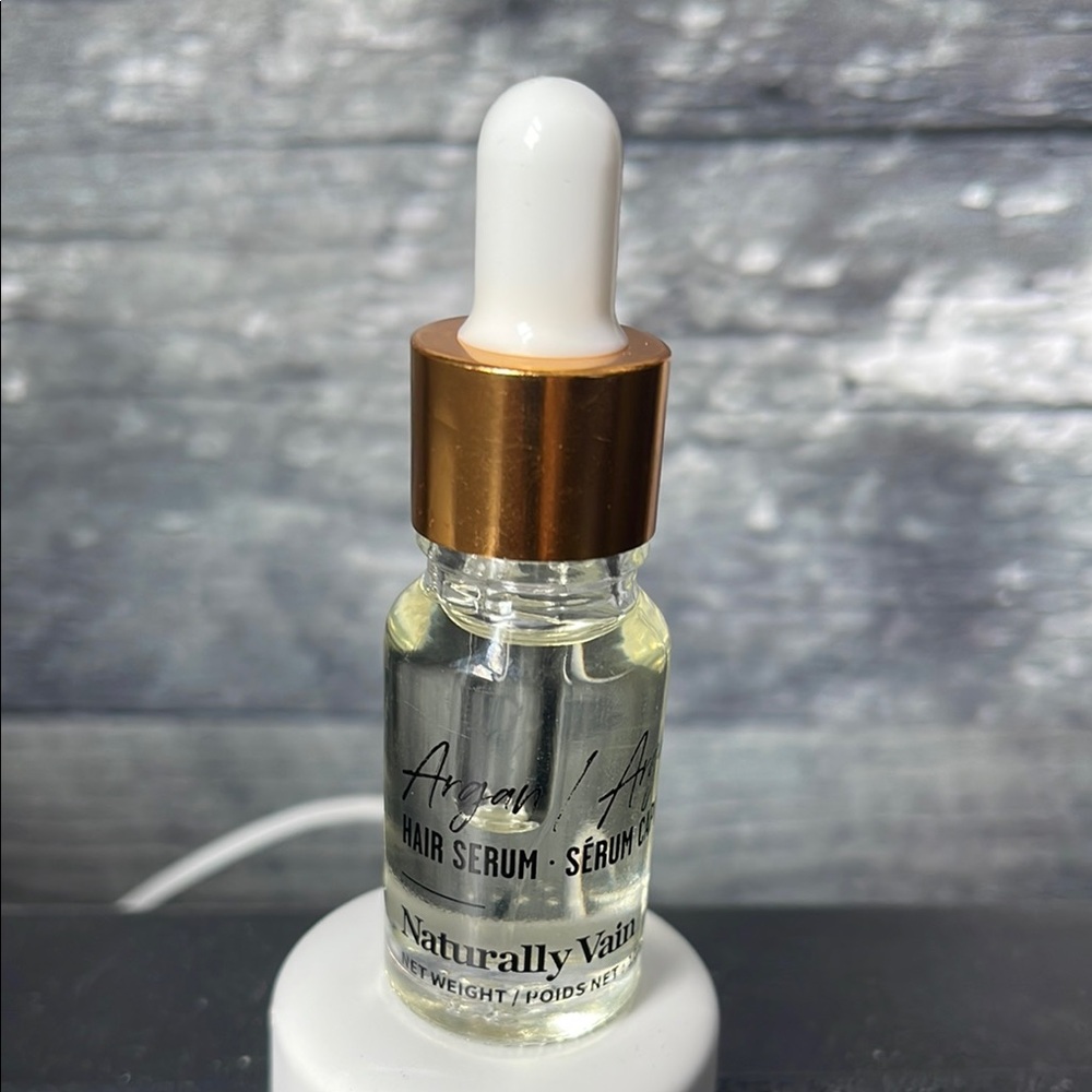 Naturally Vain Argan Hair Serum 10 ml Travel Size